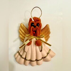 Yorkie Angel Christmas Ornament